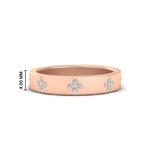 Load image into Gallery viewer, clover-leaf-flower-diamond-band-ring-in-rose-gold-FD11316BANGLE3-NL-RG.jpg

