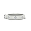 Load image into Gallery viewer, clover-leaf-flower-diamond-band-ring-in-white-gold-FD11316BANGLE3-NL-WG.jpg