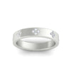 Load image into Gallery viewer, clover-leaf-flower-diamond-band-ring-in-white-gold-FD11316BANGLE3-NL-WG.jpg