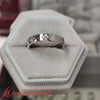 Load image into Gallery viewer, clover-leaf-flower-diamond-nature-inspired-band-in-14k-white-gold-fd11316b-4
