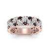 Load image into Gallery viewer, cluster-anniversary-black-diamond-ring-in-rose-gold-FD10124BGBLACK-NL-RG.jpg