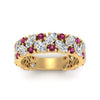 Load image into Gallery viewer, cluster-anniversary-pink-sapphire-ring-in-yellow-gold-FD10124BGSADRPI-NL-YG.jpg