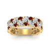 Load image into Gallery viewer, cluster-anniversary-ruby-ring-in-yellow-gold-FD10124BGRUDR-NL-YG.jpg