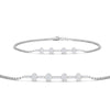 Load image into Gallery viewer, cluster-bar-chain-stackable-diamond-bracelet-in-FDBRC9642ANGLE2-NL-WG