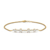 Load image into Gallery viewer, cluster-bar-chain-stackable-diamond-bracelet-in-FDBRC9642ANGLE2-NL-YG
