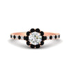 Load image into Gallery viewer, colored-black-diamond-round-halo-diamond-ring-in-rose-gold-FD10218RORGBLACK-NL-RG