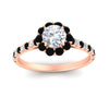 Load image into Gallery viewer, colored-black-diamond-round-halo-diamond-ring-in-rose-gold-FD10218RORGBLACKANGLE5-NL-RG