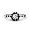 Load image into Gallery viewer, colored-black-diamond-round-halo-diamond-ring-in-white-gold-FD10218RORGBLACK-NL-WG