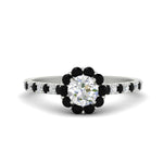 Load image into Gallery viewer, colored-black-diamond-round-halo-diamond-ring-in-white-gold-FD10218RORGBLACK-NL-WG
