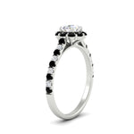 Load image into Gallery viewer, colored-black-diamond-round-halo-diamond-ring-in-white-gold-FD10218RORGBLACKANGLE2-NL-WG
