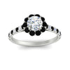 Load image into Gallery viewer, colored-black-diamond-round-halo-diamond-ring-in-white-gold-FD10218RORGBLACKANGLE5-NL-WG