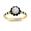 Load image into Gallery viewer, colored-black-diamond-round-halo-diamond-ring-in-yellow-gold-FD10218RORGBLACKANGLE5-NL-YG