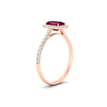 Load image into Gallery viewer, colored-emerald-cut-halo-diamond-engagement-ring-with-pink-sapphire-in-rose-gold-FD9710EMRGSADRPI-NL-RG-B1-GS.jpg
