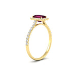 Load image into Gallery viewer, colored-emerald-cut-halo-diamond-engagement-ring-with-pink-sapphire-in-yellow-gold-FD9710EMRGSADRPI-NL-YG-B1-GS.jpg
