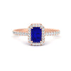 Load image into Gallery viewer, colored-emerald-cut-halo-diamond-engagement-ring-with-sapphire-in-rose-gold-FD9710EMRGSABL-NL-RG-B1-GS.jpg
