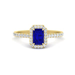 Load image into Gallery viewer, colored-emerald-cut-halo-diamond-engagement-ring-with-sapphire-in-yellow-gold-FD9710EMRGSABL-NL-YG-B1-GS.jpg
