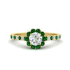 Load image into Gallery viewer, colored-emerald-round-halo-diamond-ring-in-yellow-gold-FD10218RORGEMGR-NL-YG