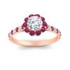 Load image into Gallery viewer, colored-pink-sapphire-round-halo-diamond-ring-in-rose-gold-FD10218RORGSADRPIANGLE5-NL-RG