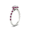 Load image into Gallery viewer, colored-pink-sapphire-round-halo-diamond-ring-in-white-gold-FD10218RORGSADRPIANGLE2-NL-WG