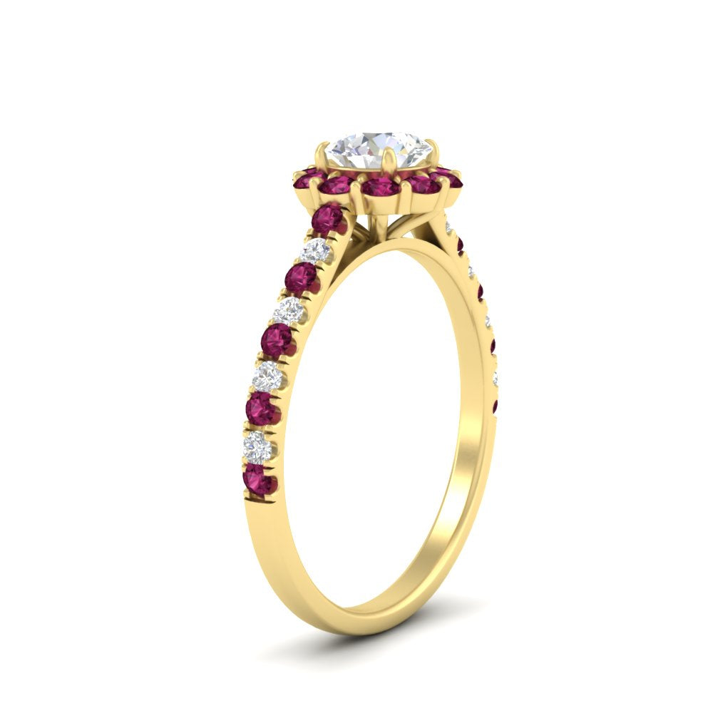 colored-pink-sapphire-round-halo-diamond-ring-in-yellow-gold-FD10218RORGSADRPIANGLE2-NL-YG