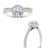 Load image into Gallery viewer, colored-round-halo-diamond-ring-in-white-gold-FD10218RORANGLE3-NL-WG