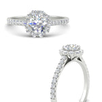 Load image into Gallery viewer, colored-round-halo-diamond-ring-in-white-gold-FD10218RORANGLE3-NL-WG
