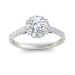 Load image into Gallery viewer, colored-round-halo-diamond-ring-in-white-gold-FD10218RORANGLE5-NL-WG
