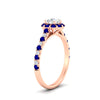 Load image into Gallery viewer, colored-sapphire-round-halo-diamond-ring-in-rose-gold-FD10218RORGSABLANGLE2-NL-RG