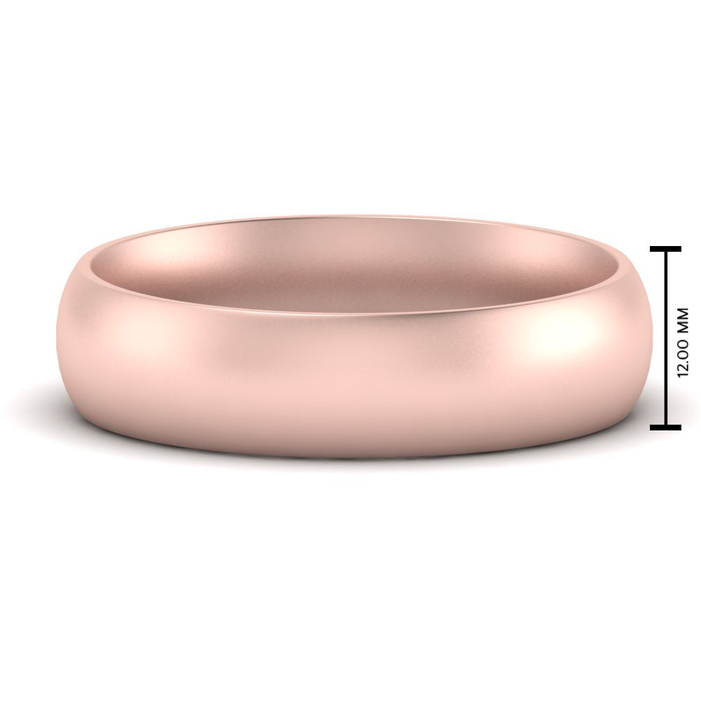 Comfort Fit Mens Wedding Band