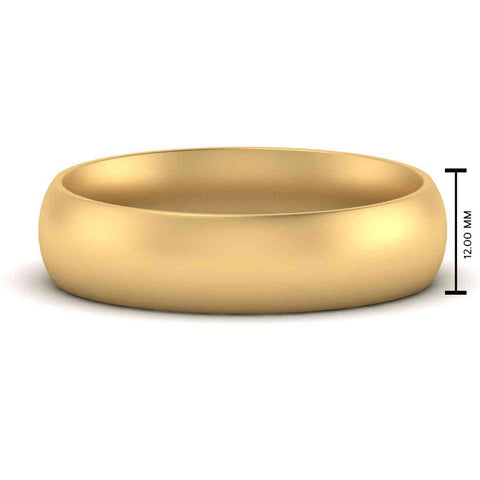 Comfort Fit Mens Wedding Band