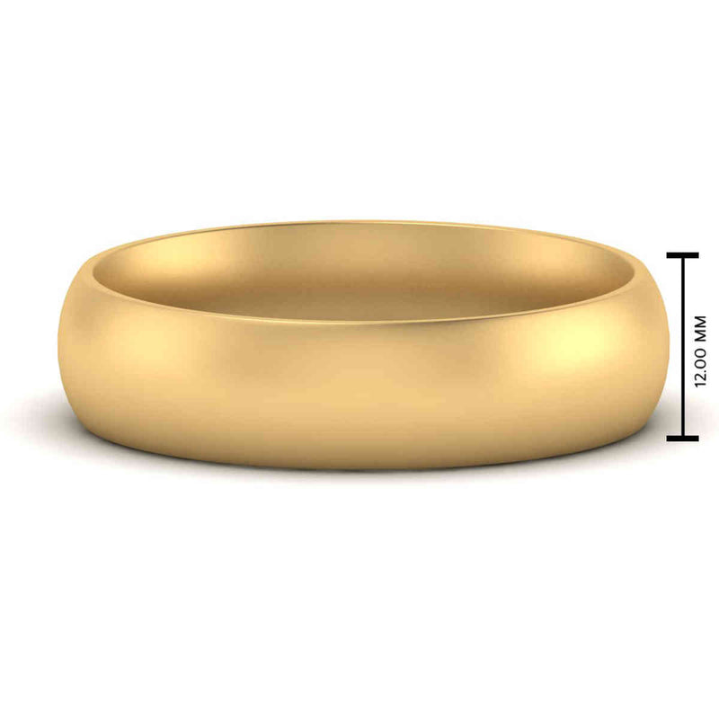 Comfort Fit Mens Wedding Band