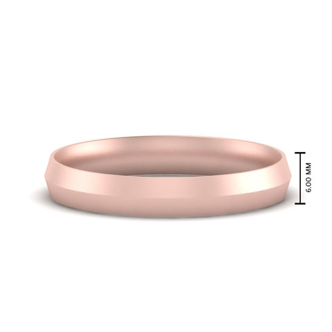 Comfort Fit Knife Edge Mens Band