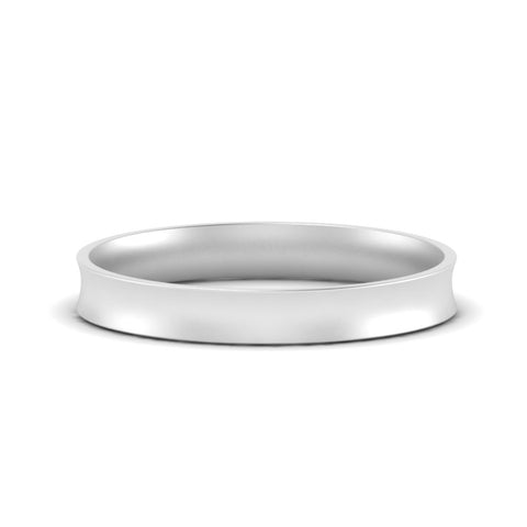 Comfort Fit Concave Mens Band