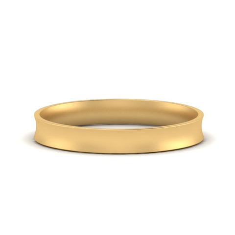 Comfort Fit Concave Mens Band