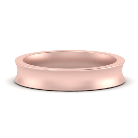 Comfort Fit Concave Mens Band