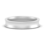 Load image into Gallery viewer, 4 mm Comfort Fit Concave Mens Band
