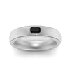Load image into Gallery viewer, comfort-fit-emerald-black-onyx-mens-wedding-band-in-white-gold-fd123214emrgonyx-nl-wg