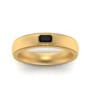 Load image into Gallery viewer, comfort-fit-emerald-black-onyx-mens-wedding-band-in-yellow-gold-fd123214emrgonyx-nl-yg