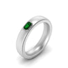 Load image into Gallery viewer, comfort-fit-emerald-cut-emerald-mens-wedding-band-in-white-gold-fd123214emrgemgr-nl-wg