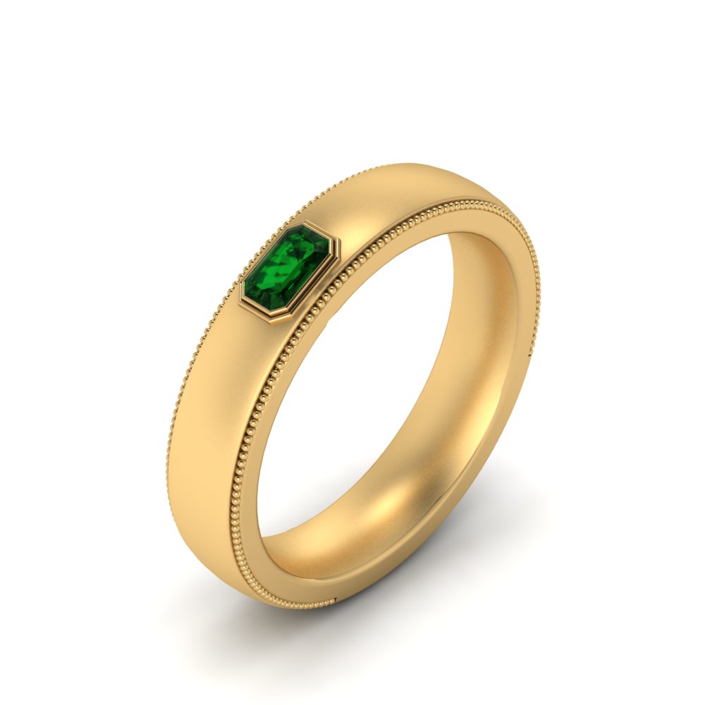 comfort-fit-emerald-cut-emerald-mens-wedding-band-in-yellow-gold-fd123214emrgemgr-nl-yg