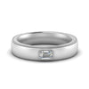 Load image into Gallery viewer, comfort-fit-emerald-diamond-mens-wedding-band-in-white-gold-fd123214emr-nl-wg