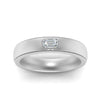 Load image into Gallery viewer, comfort-fit-emerald-diamond-mens-wedding-band-in-white-gold-fd123214-emr-nl-wg