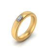 Load image into Gallery viewer, comfort-fit-emerald-diamond-mens-wedding-band-in-yellow-gold-fd123214emr-nl-yg