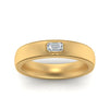 Load image into Gallery viewer, comfort-fit-emerald-diamond-mens-wedding-band-in-yellow-gold-fd123214emr-nl-yg