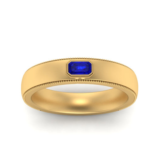 comfort-fit-emerald-sapphire-mens-wedding-band-in-yellow-gold-fd123214emr