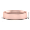 Load image into Gallery viewer, Comfort Fit Flat 4 mm Mens Wedding Band