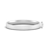 Load image into Gallery viewer, Comfort Fit Flat 4 mm Mens Wedding Band
