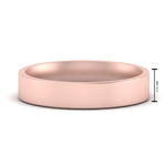 Load image into Gallery viewer, Comfort Fit Flat 4 mm Mens Wedding Band
