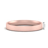 Load image into Gallery viewer, Comfort Fit Flat 4 mm Mens Wedding Band