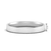 Load image into Gallery viewer, Comfort Fit Flat 4 mm Mens Wedding Band